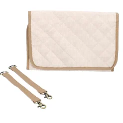 Kidzroom Sac à langer velours côtelé écru