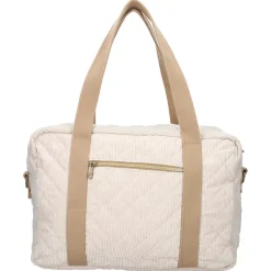 Kidzroom Sac à langer velours côtelé écru