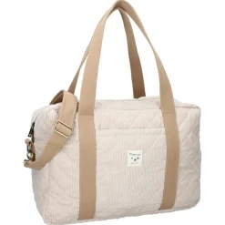 Kidzroom Sac à langer velours côtelé écru