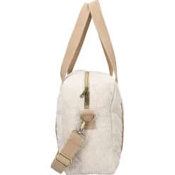 Kidzroom Sac à langer velours côtelé écru