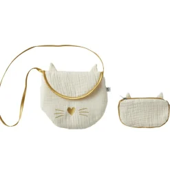 Enfant BB & Co Sac à main + porte monnaie chat ivoire