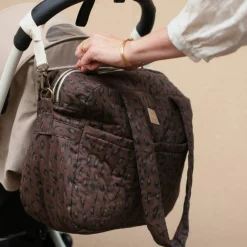 Sale Sac à poussette imperméable Hyde Park Léonie Brown Sac À Langer À Anses