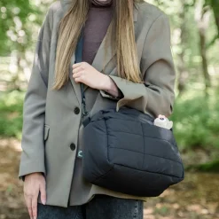 Done by Deer Sac à poussette matelassé Noir