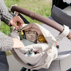 Done by Deer Sac à poussette matelassé Sable