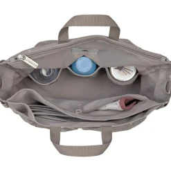 Lässig Sac à poussette Multitalent Blocks taupe