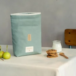 Nobodinoz Sac à repas imperméable Eco Sunshine Eden Green