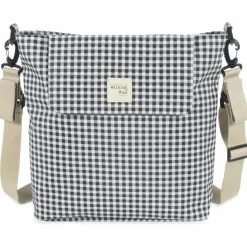 Discount Sac a Langer I Love Vichy Noir Sac À Langer À Anses