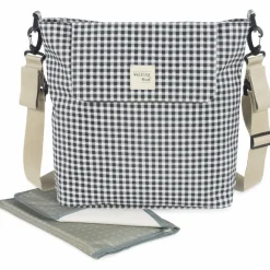 Discount Sac a Langer I Love Vichy Noir Sac À Langer À Anses