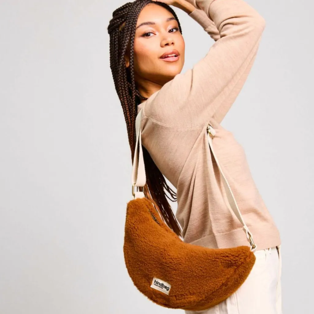 Online Sac banane Andrea Teddy Brun Sac Banane Adulte