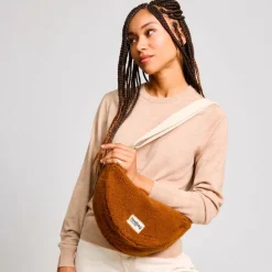 Online Sac banane Andrea Teddy Brun Sac Banane Adulte