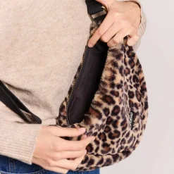 Hindbag Sac banane Andrea Teddy Léopard