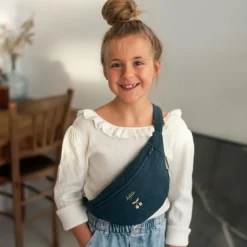 Discount Sac banane bleu pétrole (personnalisable) Enfant Sac Banane Enfant