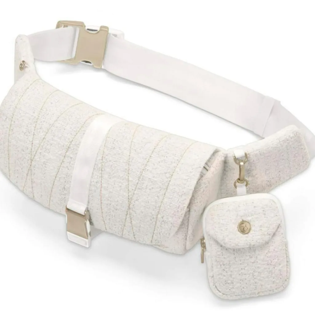 Hot Sac banane Bouclé Cream White Sac Banane Adulte