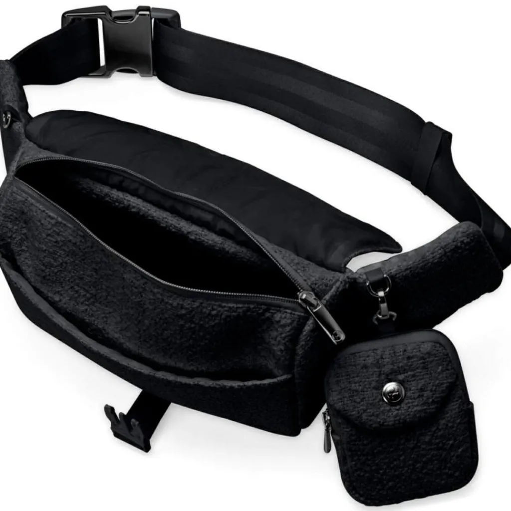 Best Sac banane Bouclé Stone Black Sac Banane Adulte