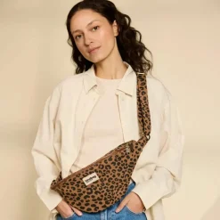 Hindbag Sac banane L Sasha Léopard Cannelle