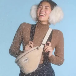 Hindbag Sac banane L Sasha Teddy Beige