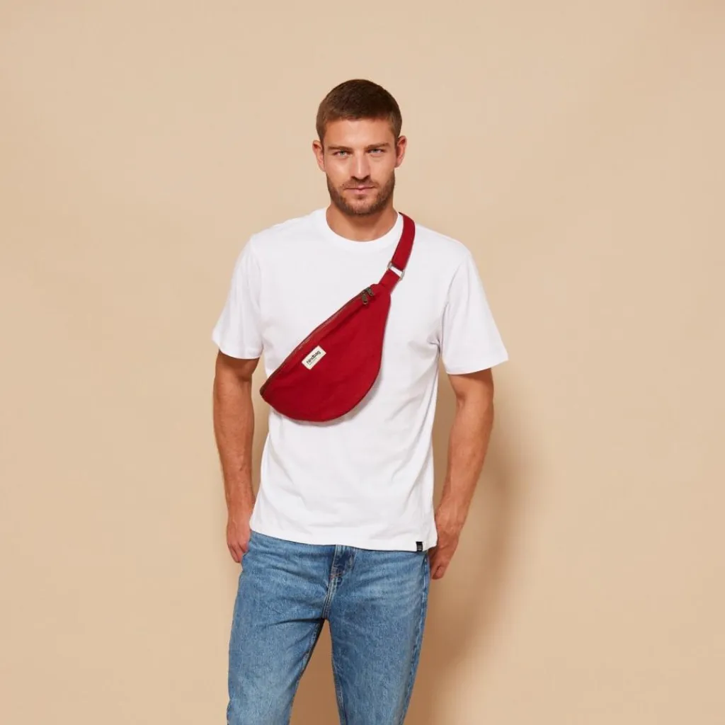 Hindbag Sac banane L Sasha Terracotta