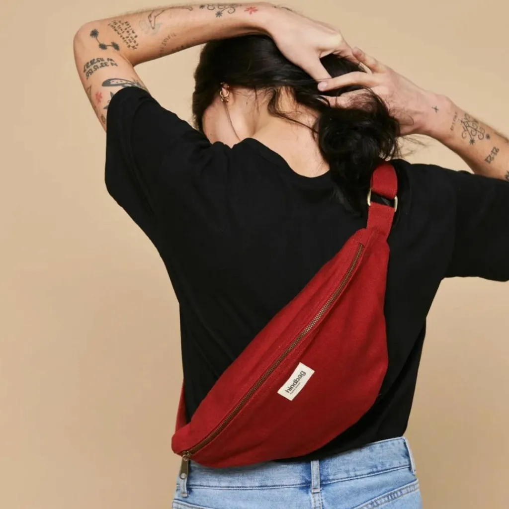 Hindbag Sac banane L Sasha Terracotta