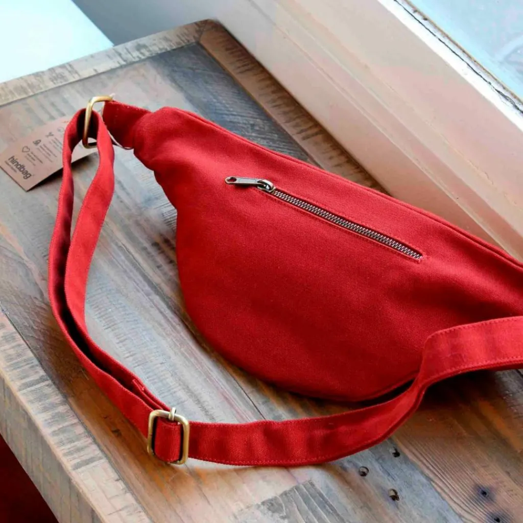 Hindbag Sac banane L Sasha Terracotta