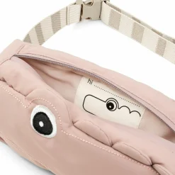 Enfant Done by Deer Sac banane matelassé enfant Croco Rose