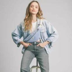 Hindbag Sac banane Olivia Denim Bleu