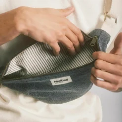 Sale Sac banane Olivia Denim Gris Sac Banane Adulte