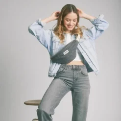 Sale Sac banane Olivia Denim Gris Sac Banane Adulte