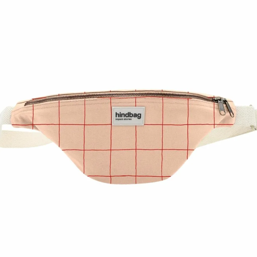 Hindbag Sac banane Olivia Le Carnet Rose-Rouge