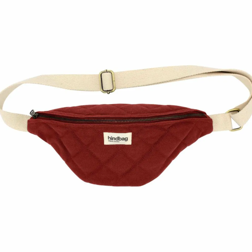 Hindbag Sac banane Olivia matelassé Terracotta