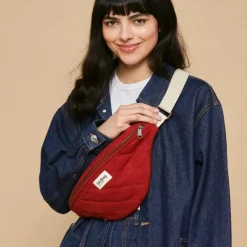 Hindbag Sac banane Olivia matelassé Terracotta