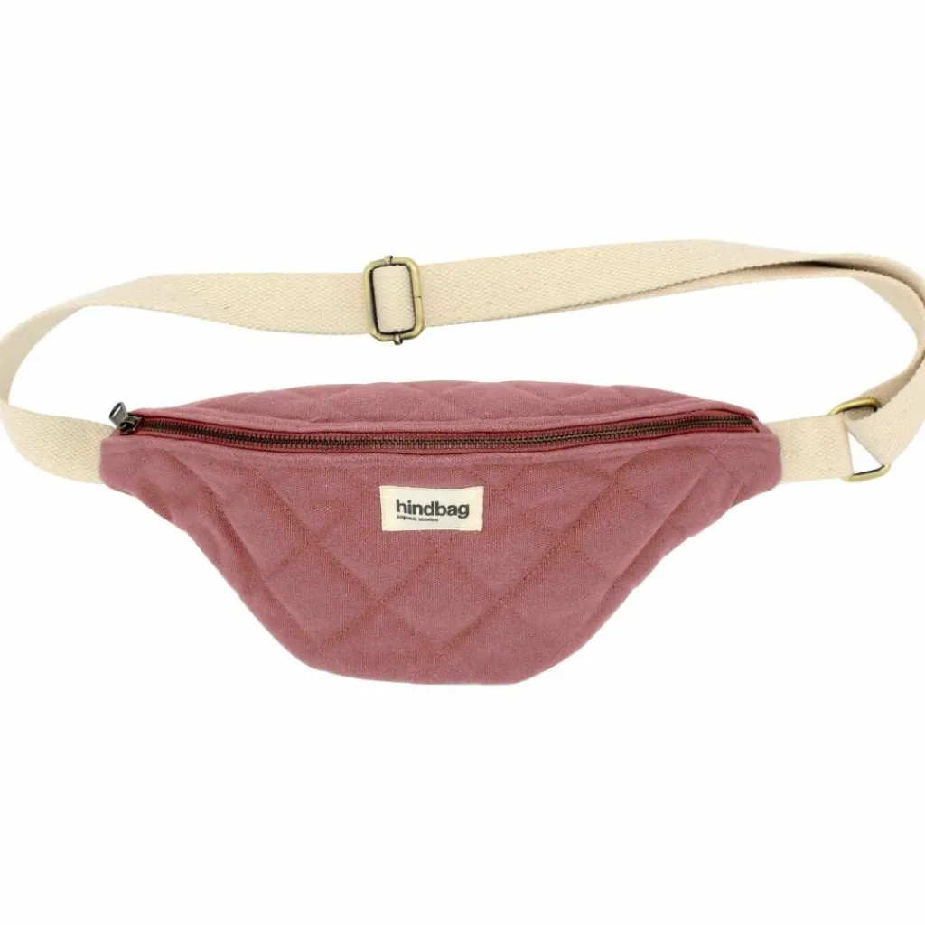 Hindbag Sac banane Olivia matelassé Rose Blush