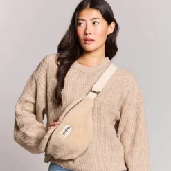 New Sac banane Olivia Teddy Beige Sac Banane Adulte