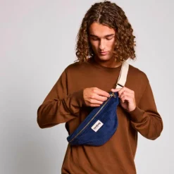 Online Sac banane Olivia Velours Marine Sac Banane Adulte