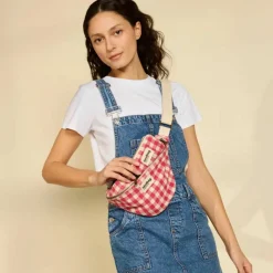 Hindbag Sac banane Olivia Vichy Rose