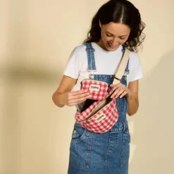 Hindbag Sac banane Olivia Vichy Rose