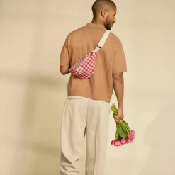 Hindbag Sac banane Olivia Vichy Rose