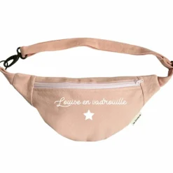 New Sac banane rose poudré (personnalisable) Enfant Sac Banane Enfant