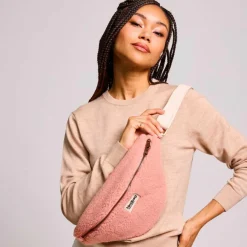 Online Sac banane Sasha L Teddy Rose poudrée Sac Banane Adulte