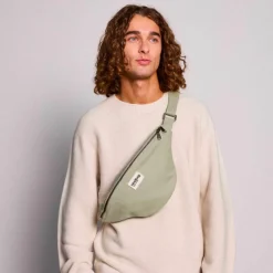 Clearance Sac banane Sasha L Vert Argile Sac Banane Adulte