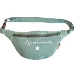 Enfant Les Griottes Sac banane vert amande (personnalisable)