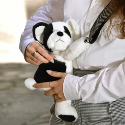 Enfant Doudou et Compagnie Sac bandoulière Chien black and white (30 cm)