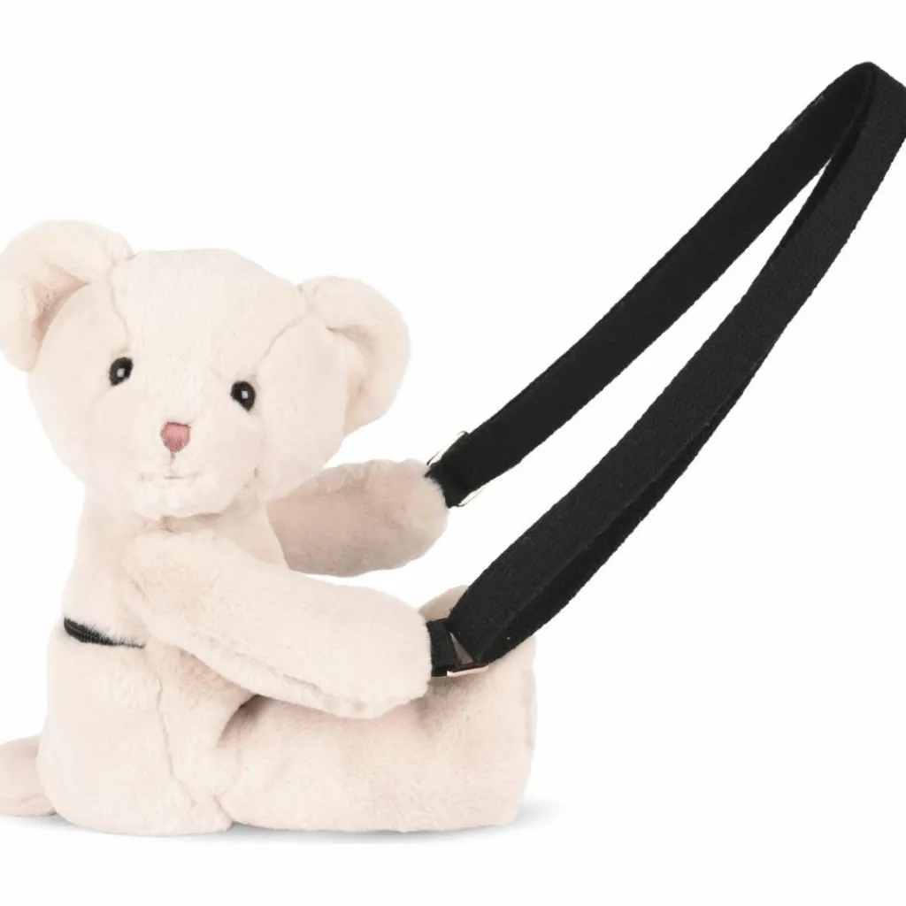 Enfant Doudou et Compagnie Sac bandoulière Doudou Ours ivoire (30 cm)