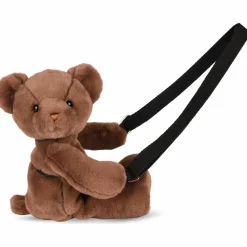 Best Sac bandoulière Doudou Ours marron glacé (30 cm) Enfant Sac À Dos Enfant