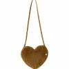 Enfant BB & Co Sac bandoulière forme cœur en fausse fourrure havane