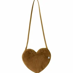 Enfant BB & Co Sac bandoulière forme cœur en fausse fourrure havane