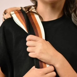 Enfant Doudou et Compagnie Sac bandoulière Ours léopard (30 cm)