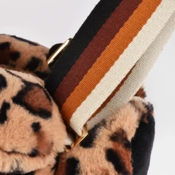 Enfant Doudou et Compagnie Sac bandoulière Ours léopard (30 cm)