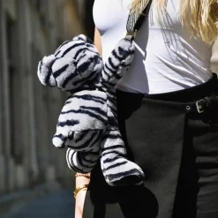 New Sac bandoulière Ours zébré (30 cm) Enfant Sac À Dos Enfant