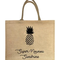 Les Griottes Sac cabas Nounou Ananas (personnalisable)