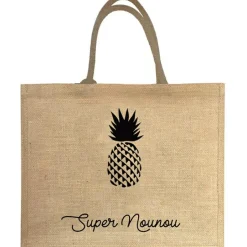 Les Griottes Sac cabas Nounou Ananas (personnalisable)